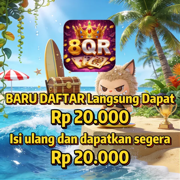 8QR Bonus Member Baru 100%